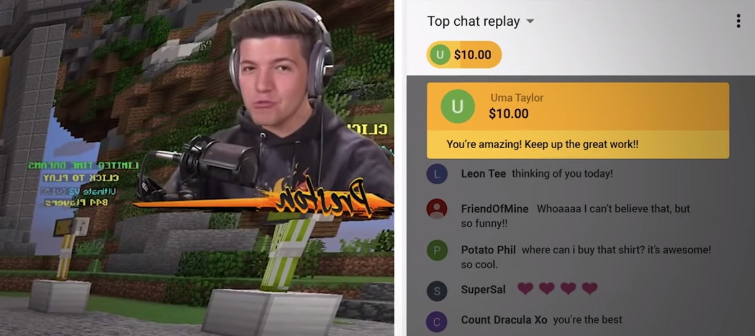 PrestonPlayz on How to Use Super Chats to Increase YouTube Revenue