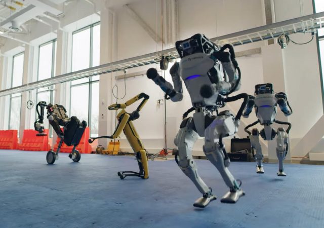 Boston Robotics Dancing Robots