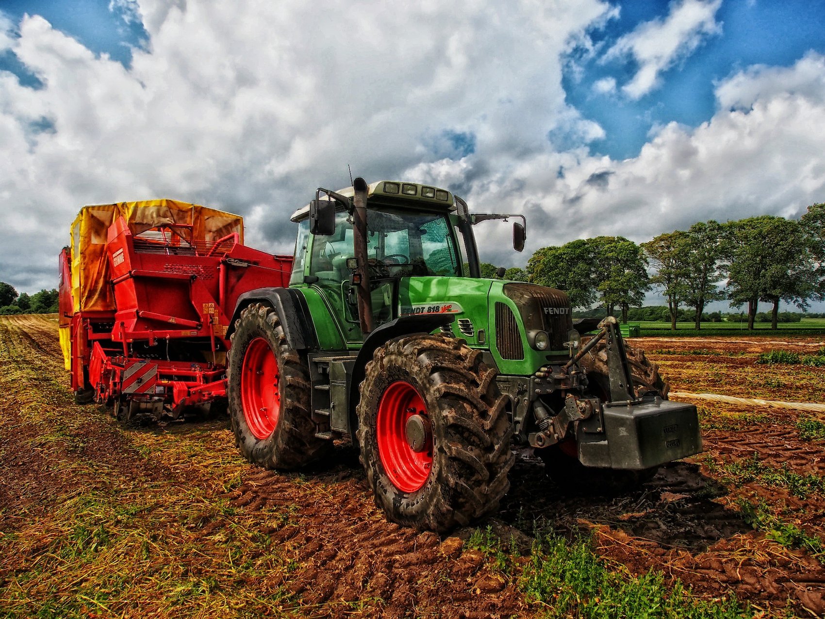 Farming Tractor - Image by David Mark