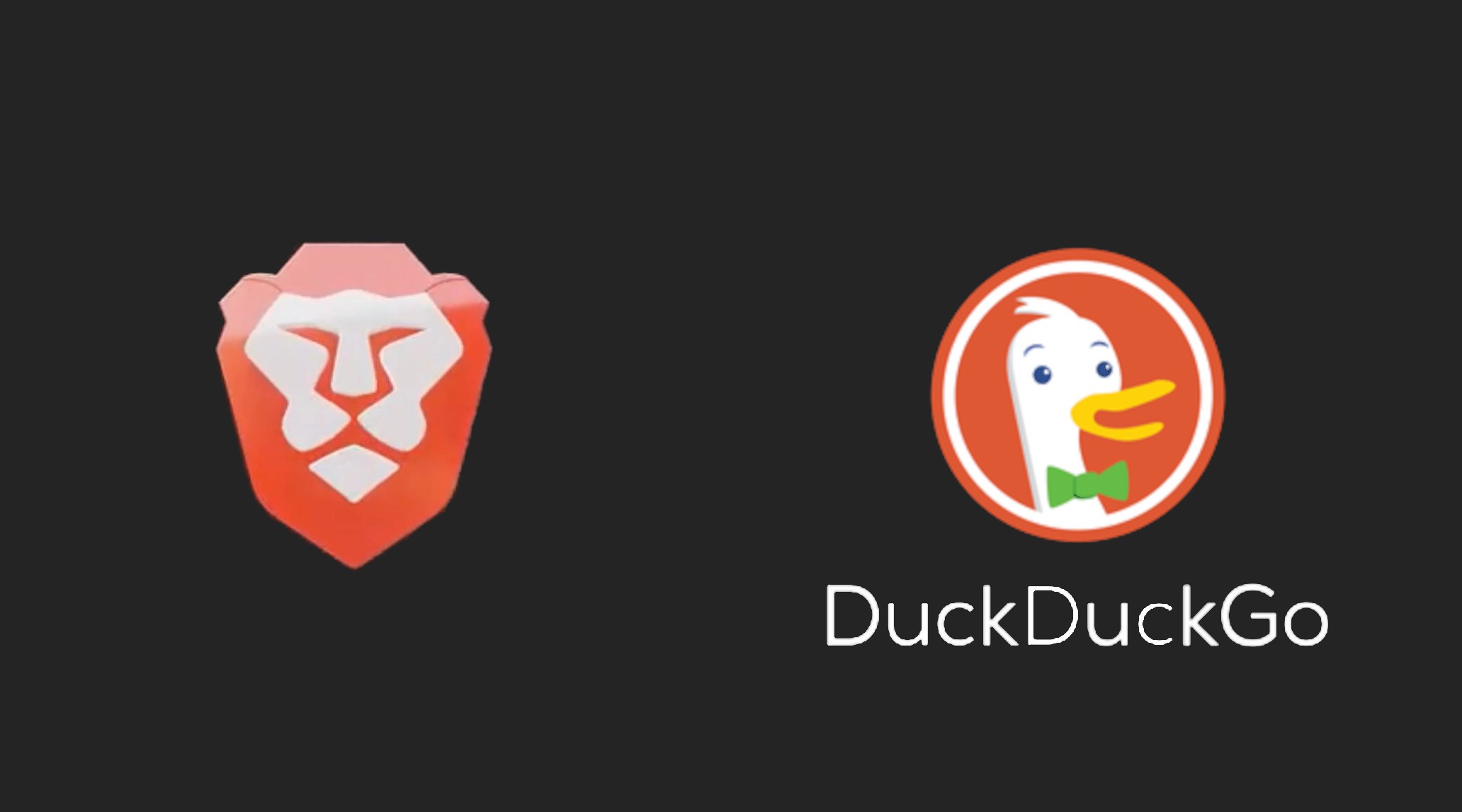 Brave and DuckDuckGo