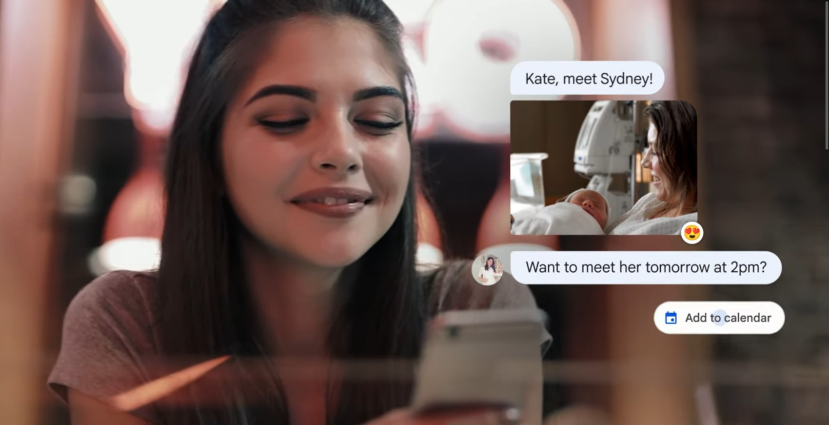 Google Messages Reactions