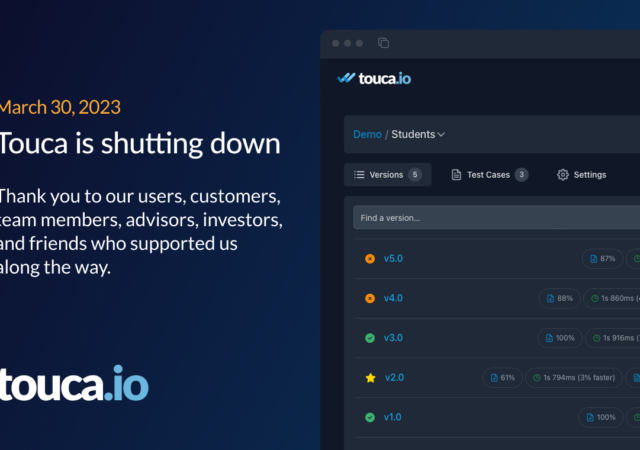 Touca Shutting Down - Credit Touca