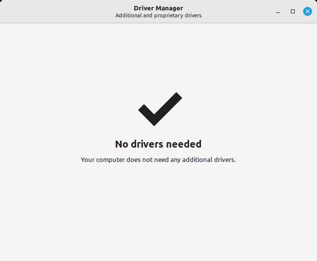 Linux-Mint-Driver-Manager