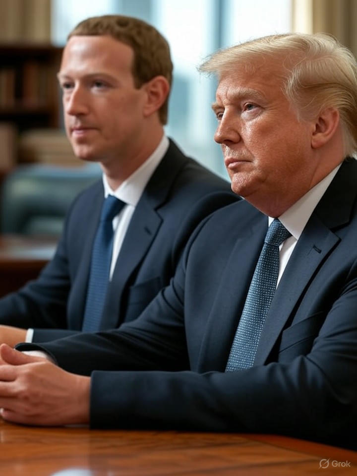 Zuckerberg Lobbies Trump Against Foreign Tech Taxes Amid Tariff Threats