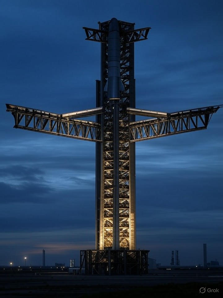 SpaceX Targets Mid-Air Starship Catch with Mechazilla Tower