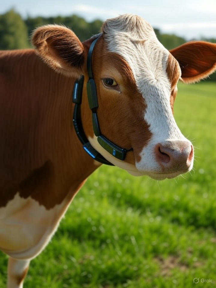 AI Collars Revolutionize Dairy Farming with Health Monitoring and 10% Yield Boost