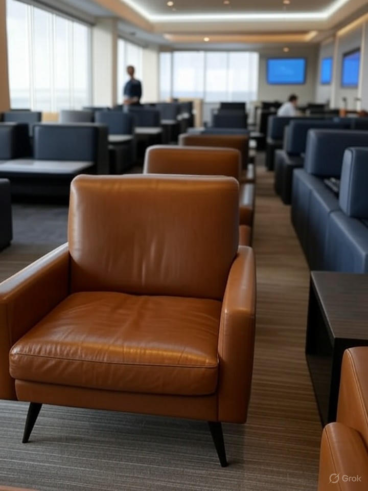 United Airlines Slams Delta, American Over Crowded Lounges and Entertainment