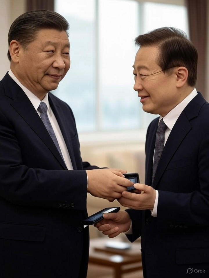 Xi Gifts Xiaomi Phones to South Korean Leader, Jokes About Backdoor in Tech Rivalry