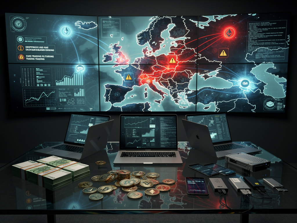 Europol Busts €700M Crypto Fraud Network in Multi-Country Raids