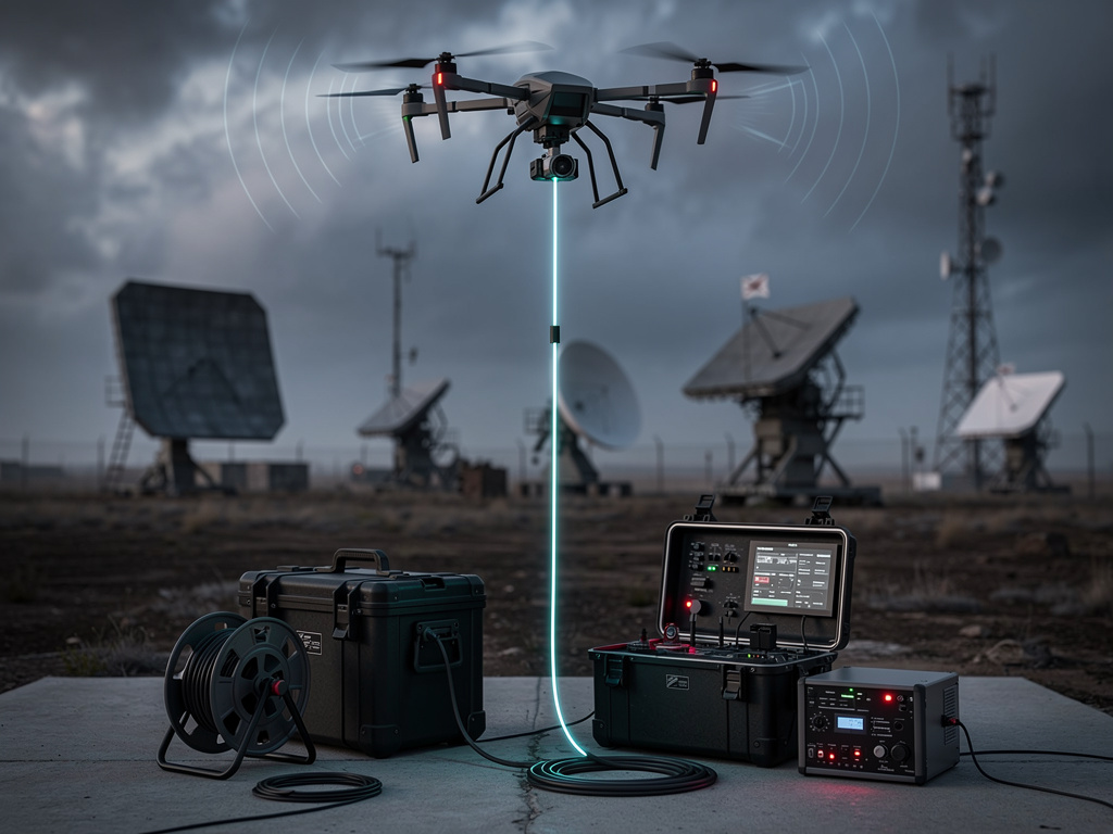 FBI Seeks Fiber-Optic Tethered Drones to Counter Jamming Threats