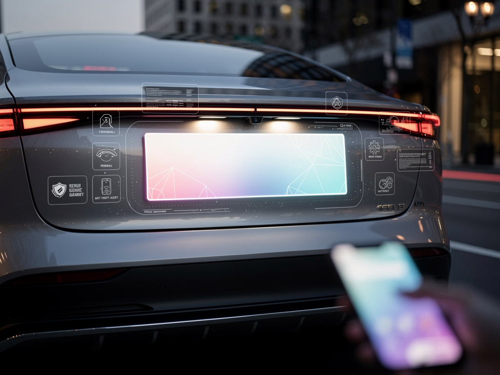 Sony Honda Afeela EV Unveils Customizable Digital License Plates