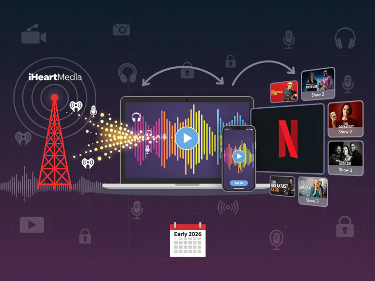 Netflix’s iHeart Bet: Streaming Giant Locks In Video Podcast Exclusives to Challenge Spotify