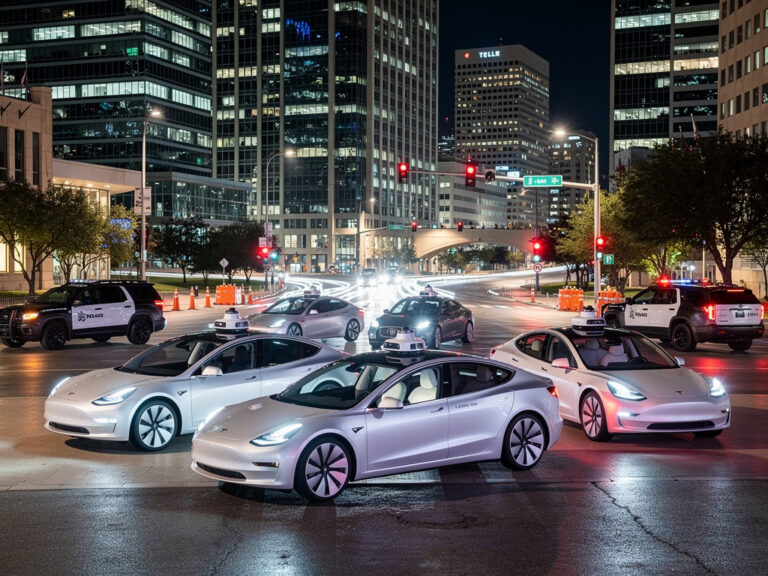 Tesla Tests Unoccupied Robotaxis in Austin Using FSD Software