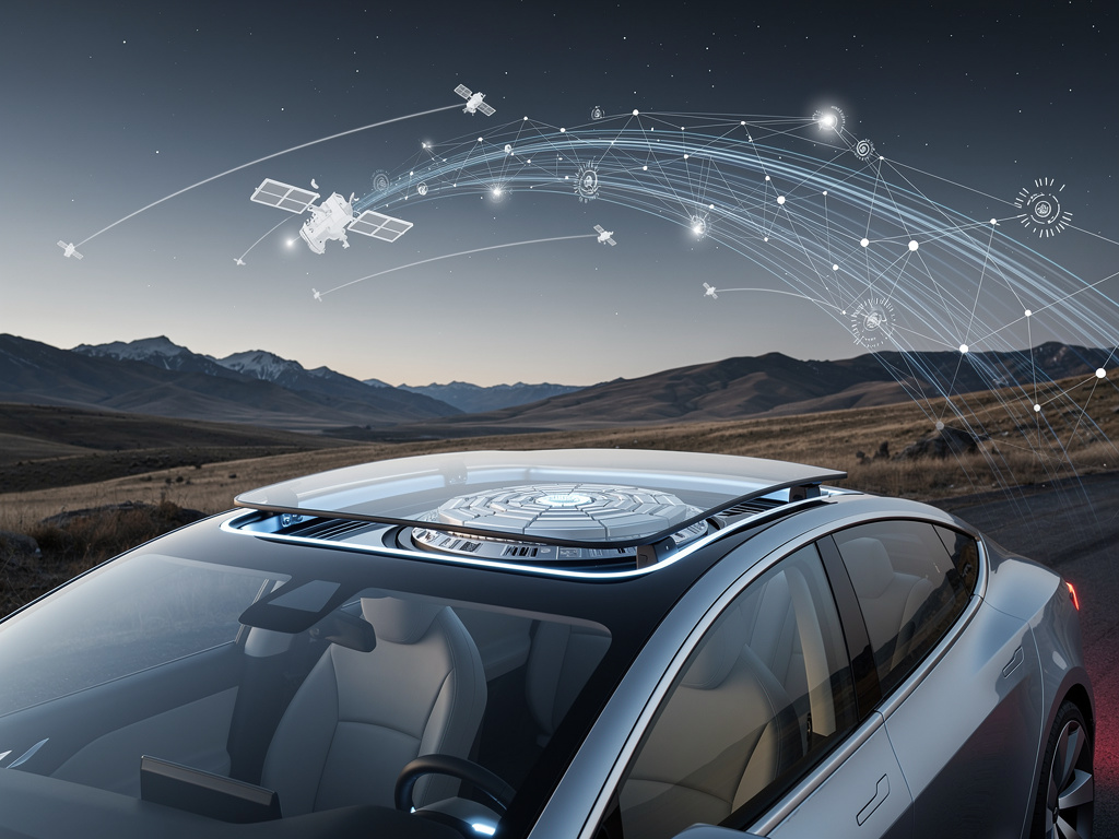 Tesla Patents Starlink Antenna Integration in Vehicle Roofs for Remote Connectivity