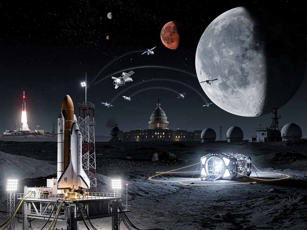 Trump’s 2025 EO Targets 2028 Moon Landing, 2030 Lunar Outpost