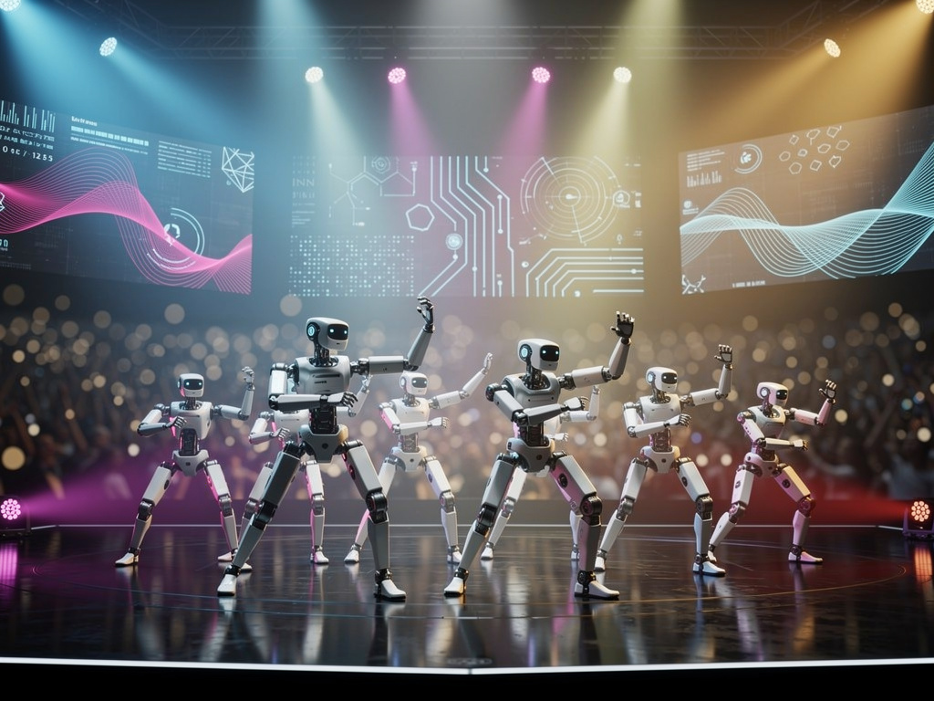 Unitree G1 Robots Dance with Wang Leehom in China Concert Spectacle