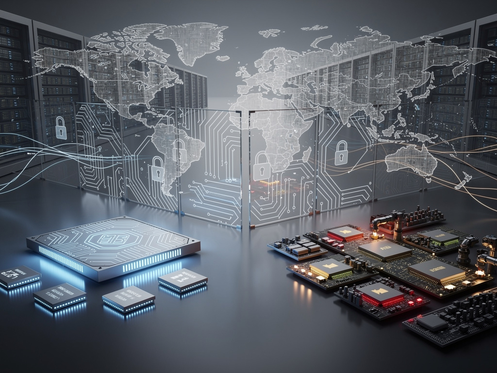 China’s Semiconductor Ambitions Lag Behind US Amid Export Controls