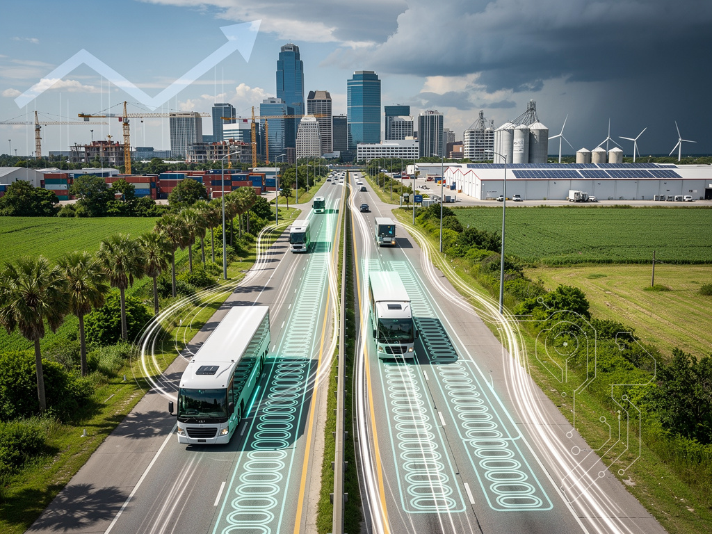 Red States Pioneer Wireless EV Charging in Highways for Trucks