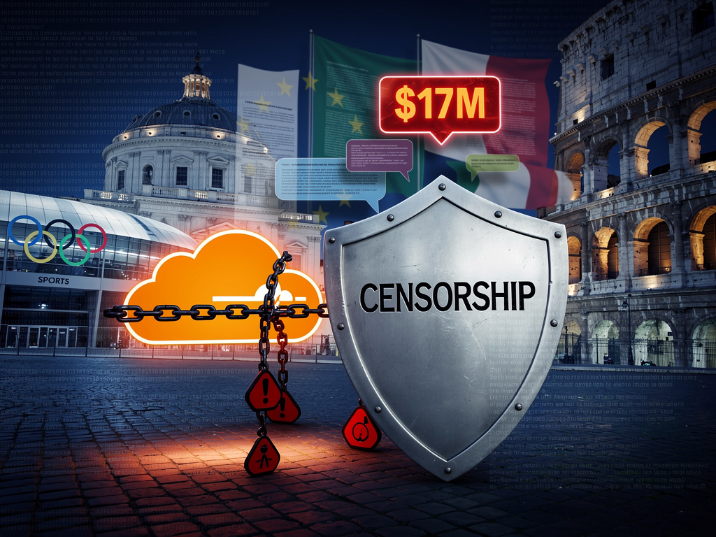 Cloudflare’s $17 Million Stand: Defying Italy’s Internet Censorship Gambit