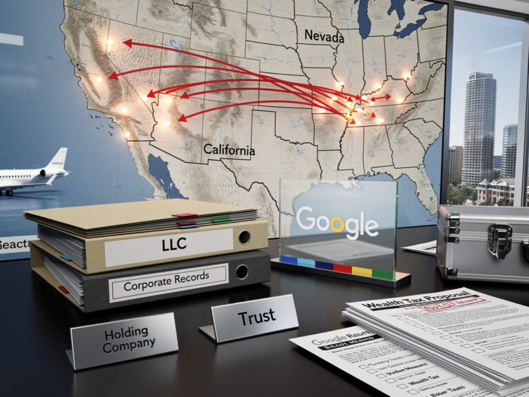 Brin’s Nevada Pivot: Google Founder’s LLC Exodus Signals California Billionaire Backlash