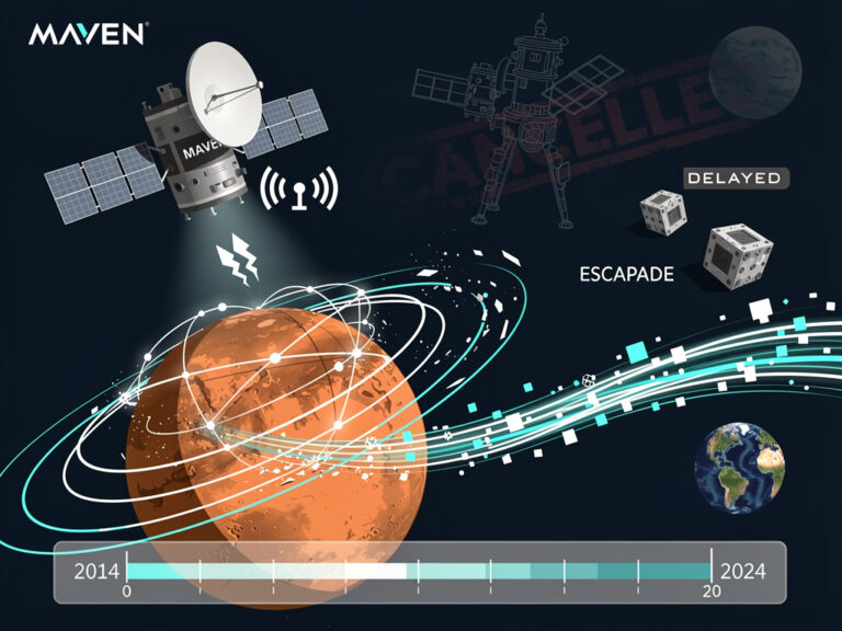 NASA’s MAVEN Orbiter Faces Likely End After Decade at Mars