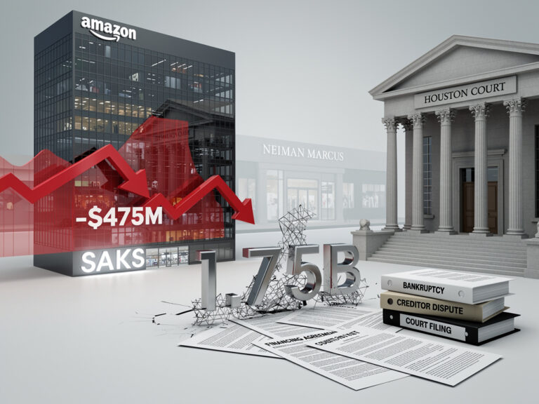 Amazon’s $475 Million Saks Bet Turns to Dust in Bankruptcy Clash