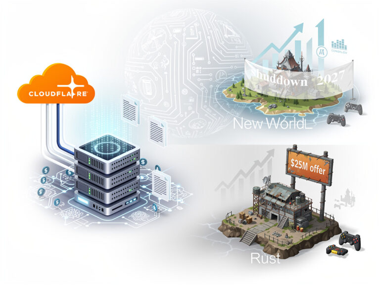 Cloudflare’s AI Data Grab and New World’s Last Stand: Tech’s Parallel Paths to Pivot and Perish