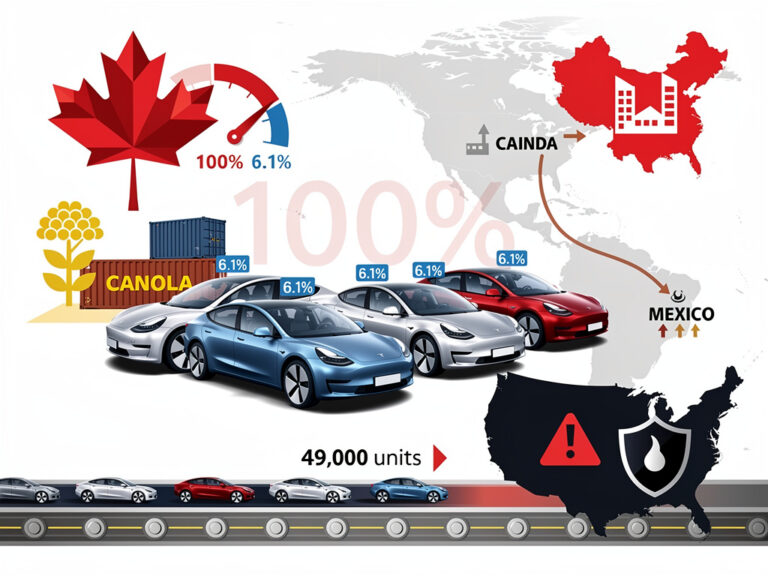 Canada’s Tariff Reversal Unlocks Chinese EVs, Rattling North American Auto Defenses