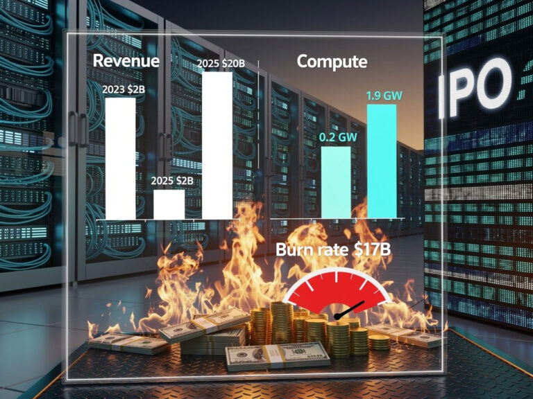 OpenAI’s $20 Billion Revenue Sprint: Compute Boom Fuels Growth, But $17 Billion Burn Looms