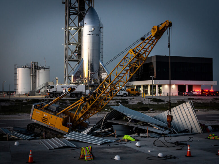 SpaceX Hit with $115K OSHA Fine After Starbase Crane Collapse