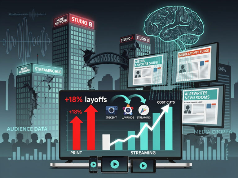 Media’s 2026 Reckoning: Layoffs Surge, Mergers Stall, AI Reshapes Newsrooms