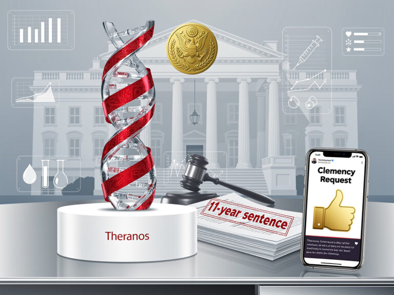 Holmes’s Trump Plea: Theranos Fraudster Seeks Mercy in Clemency Bid