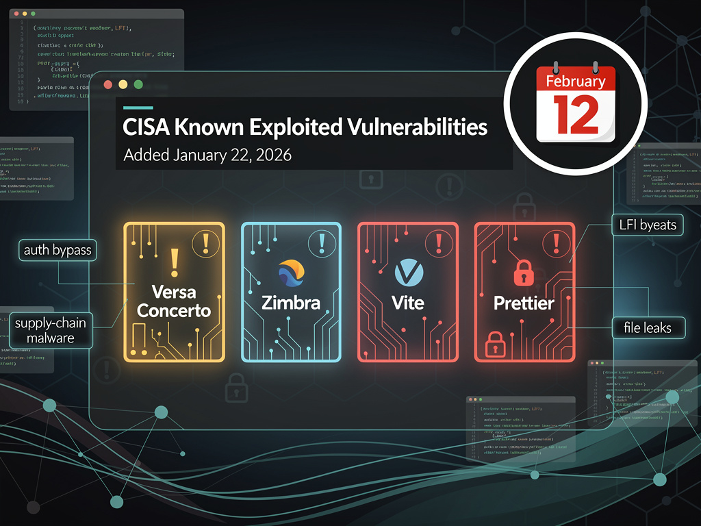 CISA’s KEV Alert: Hackers Hit Versa, Zimbra, Vite and Prettier in Active Exploits