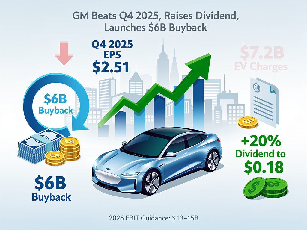 GM’s $6 Billion Buyback Bet: Earnings Beat Masks EV Charges in Capital Surge