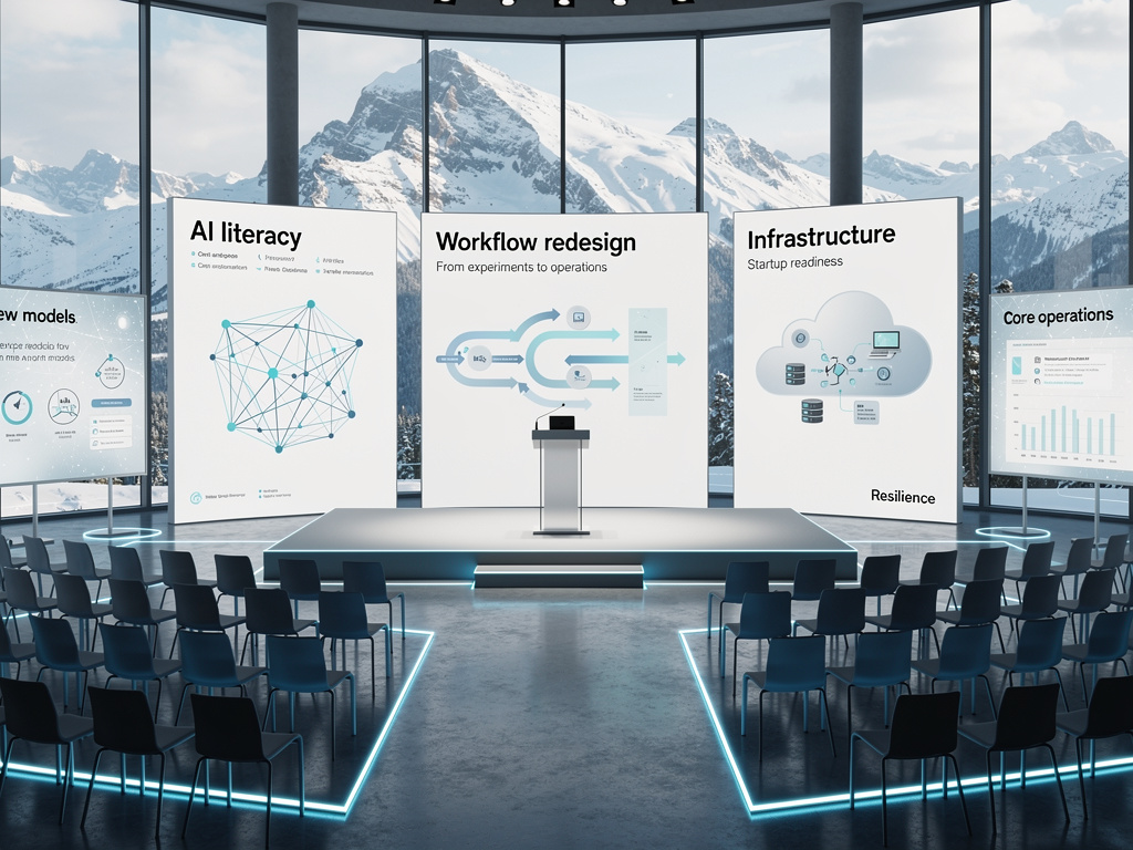 Davos AI House: Literacy and Backbone Reshape Startup Playbook