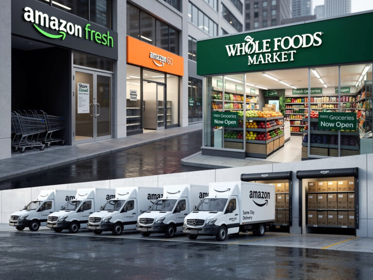 Amazon Shuts Fresh and Go Stores, Bets Big on Whole Foods Surge