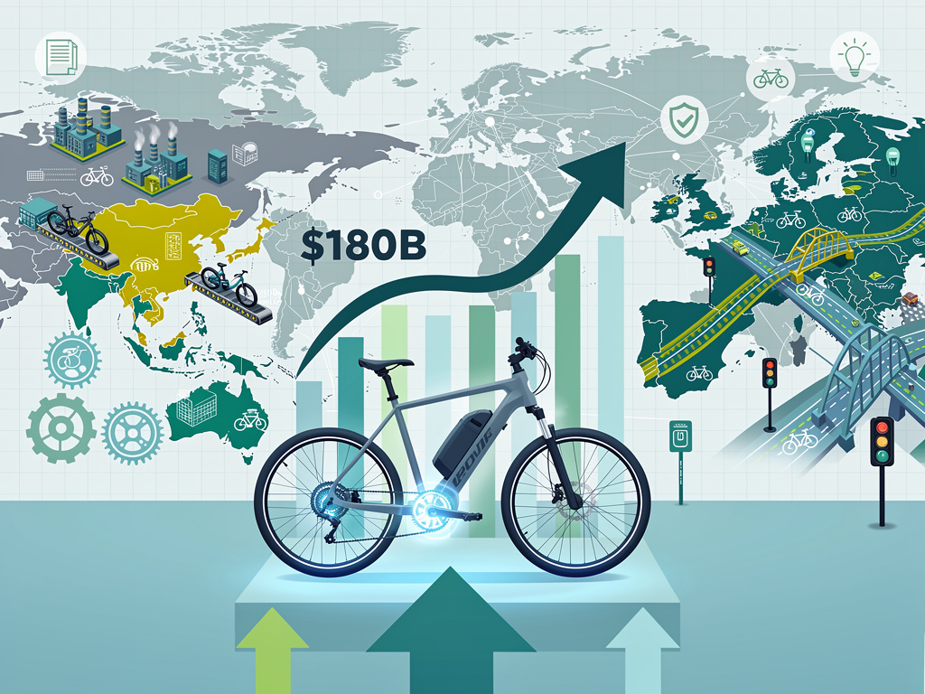 Pedals to Power: E-Bikes Electrify Global Cycling Surge