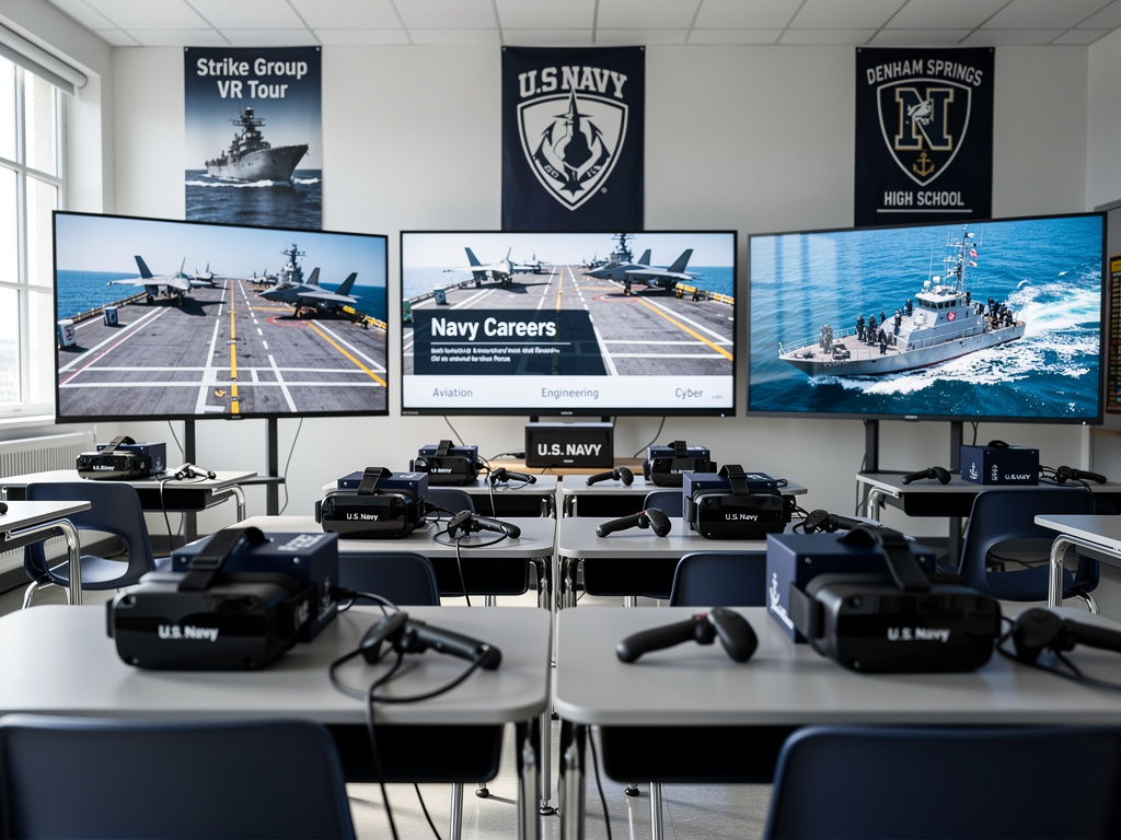 Navy’s VR Helm: Immersing Louisiana Teens in High-Seas Careers