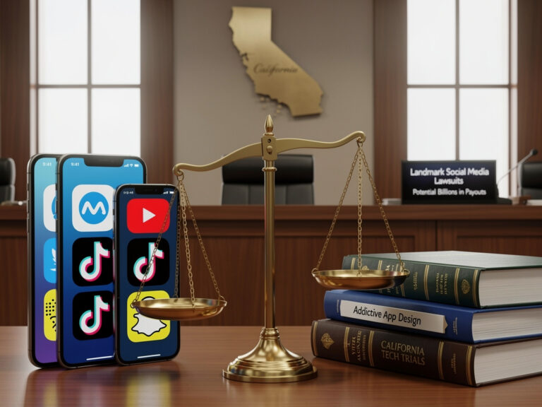 Social Media’s Reckoning: Addiction Trials Target Tech Giants’ Designs