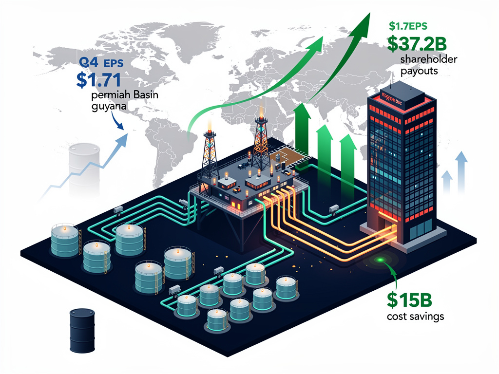 ExxonMobil’s Production Surge Defies Oil Slump in Earnings Triumph