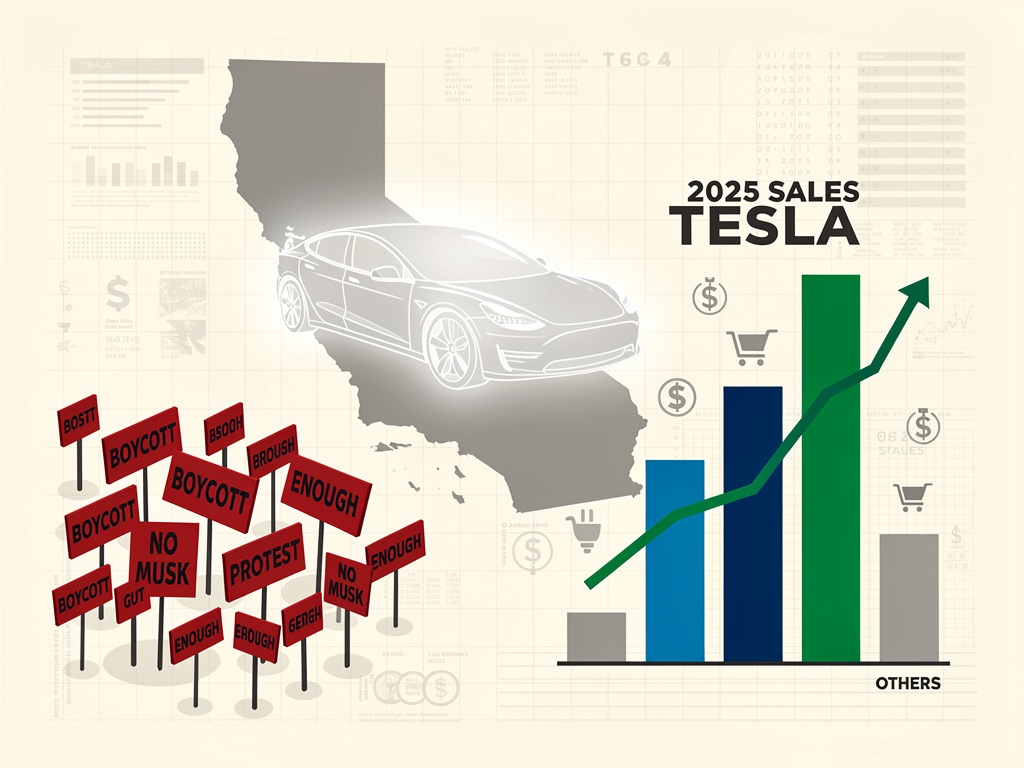 The California Paradox: Tesla Dominates the Golden State’s Sales Charts Even as Anti-Musk Fury Reaches a Fever Pitch