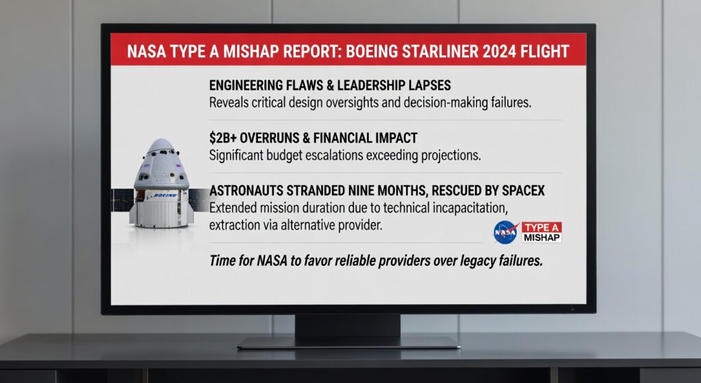 Boeing’s Starliner Debacle Demands NASA Rethink Reliance on Legacy Contractors