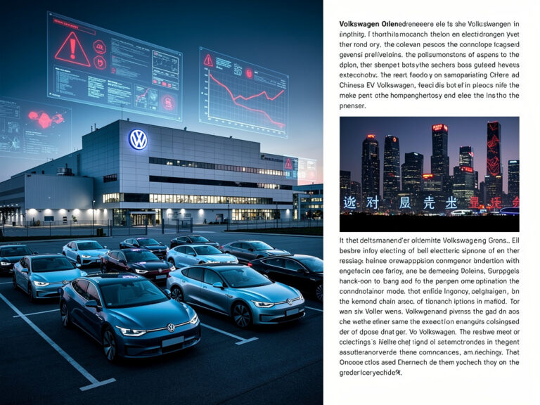 Volkswagen’s Electric Vehicle Ambitions Face Reality Check as Market Dynamics Shift