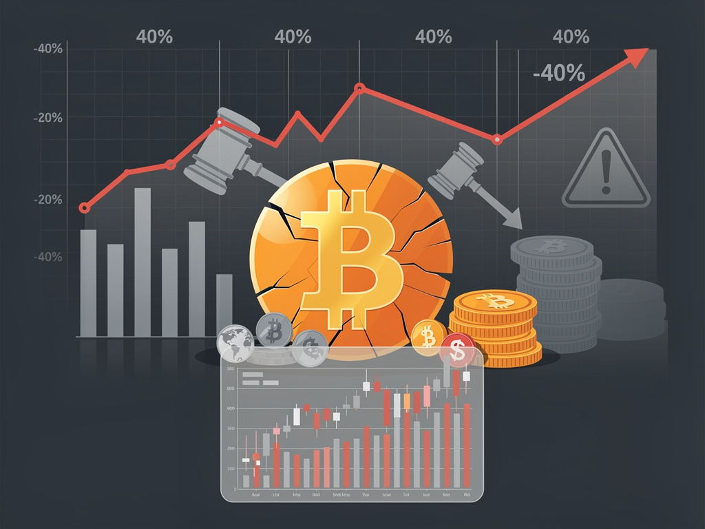 Bitcoin’s 40% Plunge Exposes Structural Weakness in Cryptocurrency Market Demand