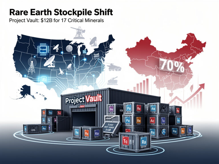 Trump’s $12 Billion ‘Project Vault’ Aims to Shatter China’s Stranglehold on Critical Minerals