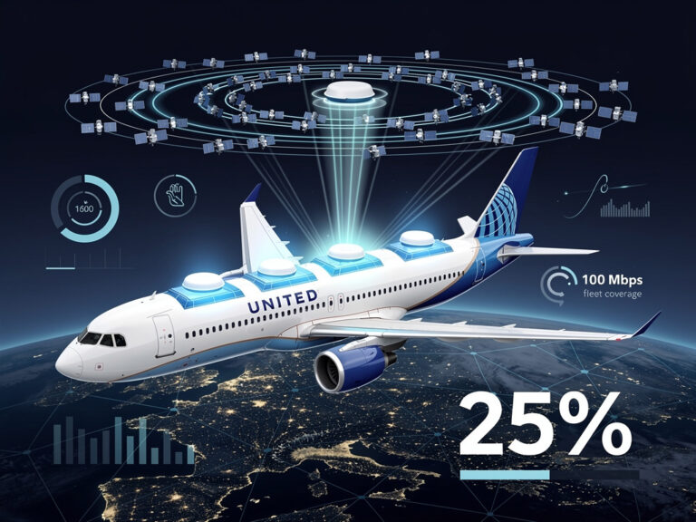 United Airlines Accelerates Starlink Rollout as In-Flight Connectivity Becomes Competitive Battleground