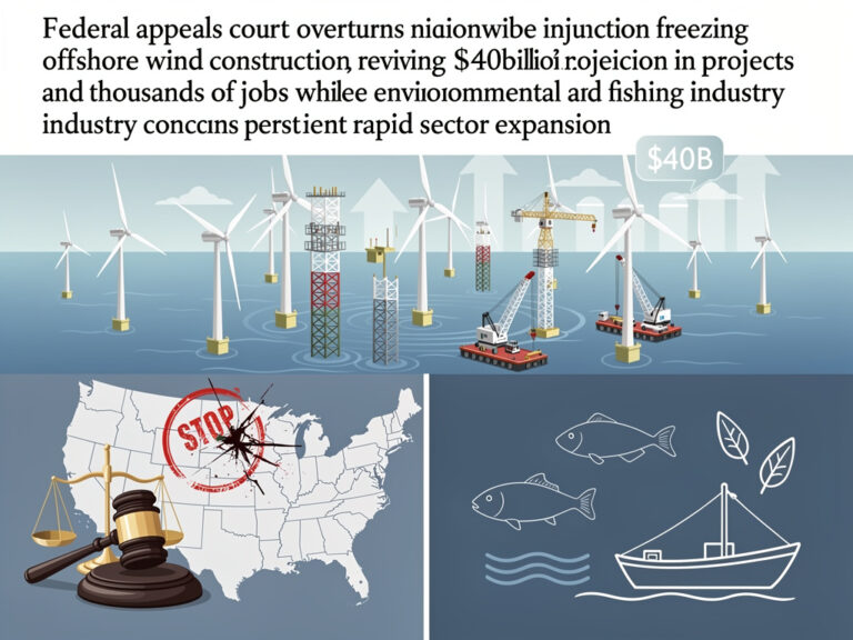 Federal Court Ruling Revives America’s Offshore Wind Ambitions After Months of Industry Paralysis