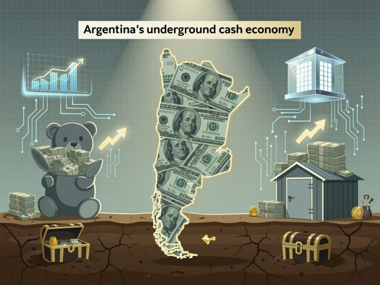 Argentina’s $250 Billion Underground Economy: How Milei Is Coaxing Dollars From Teddy Bears and Toilet Tanks