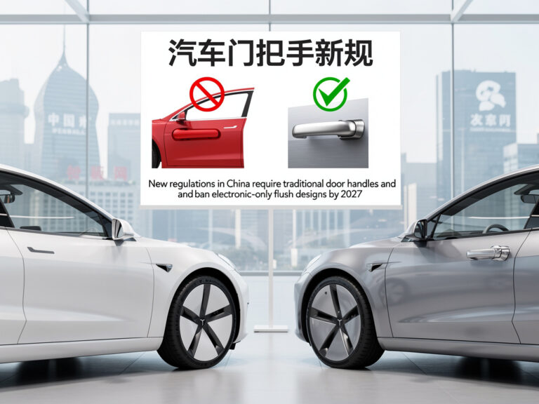 China’s Mandate to End Tesla’s Flush Door Handles Signals Broader Safety Reckoning for Electric Vehicle Design