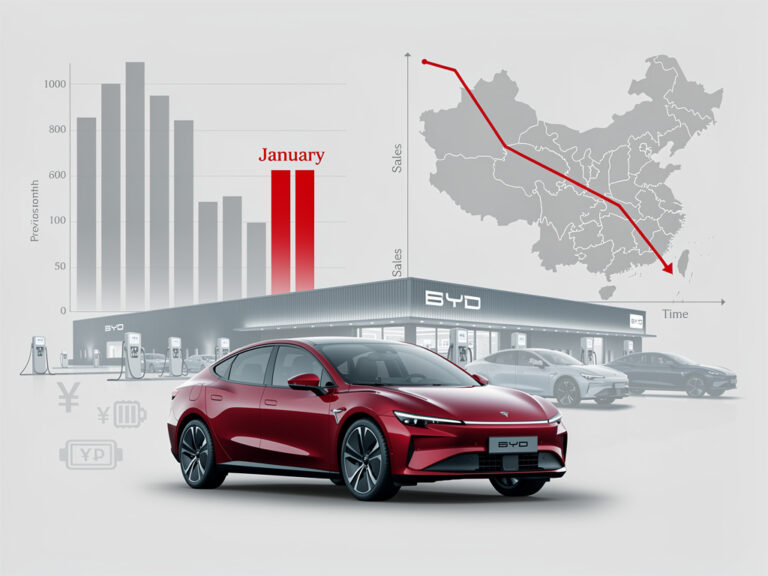 BYD’s Unprecedented Sales Slump Signals Deeper Structural Challenges in China’s Electric Vehicle Market
